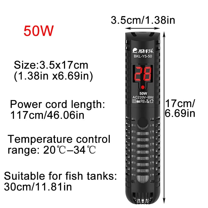 Digital Aquarium Heater with LCD Thermostat