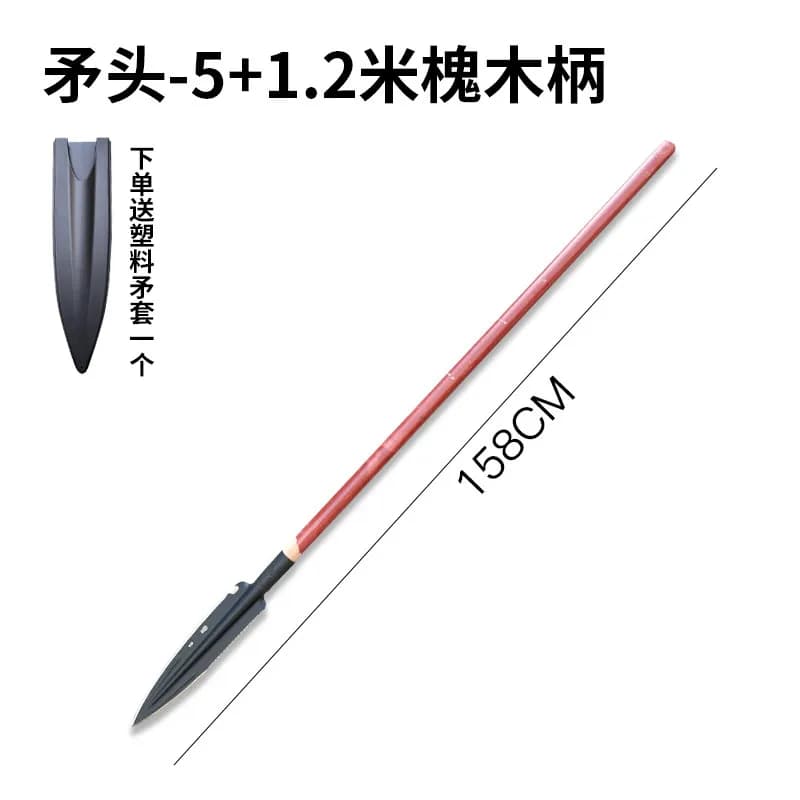 Hand-forged integrated long agricultural tools, multi-functional practical tools for chopping firewood and animal husbandry