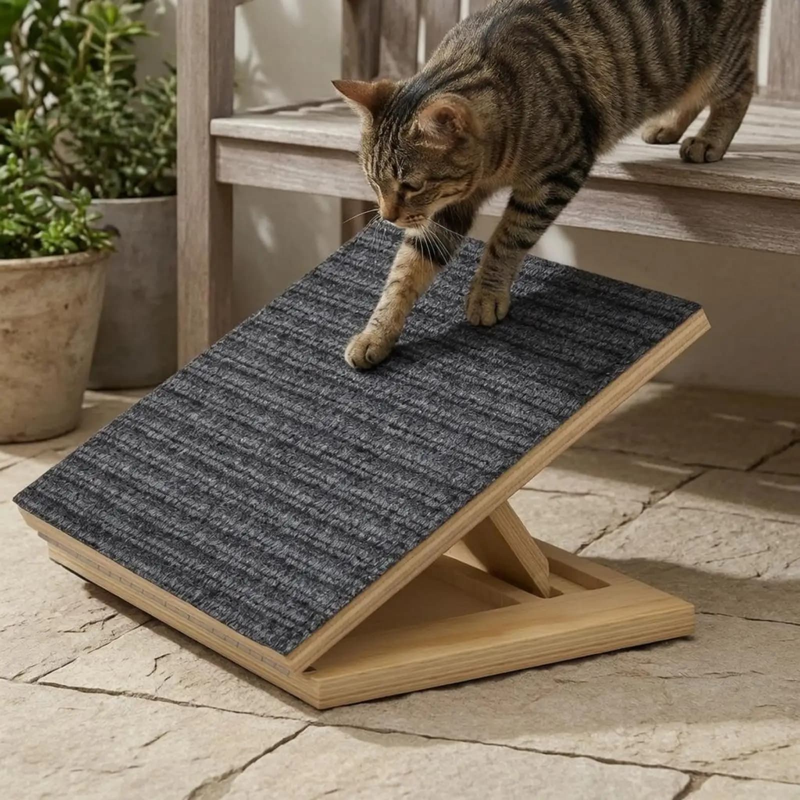 Adjustable Wooden Pet Ramp