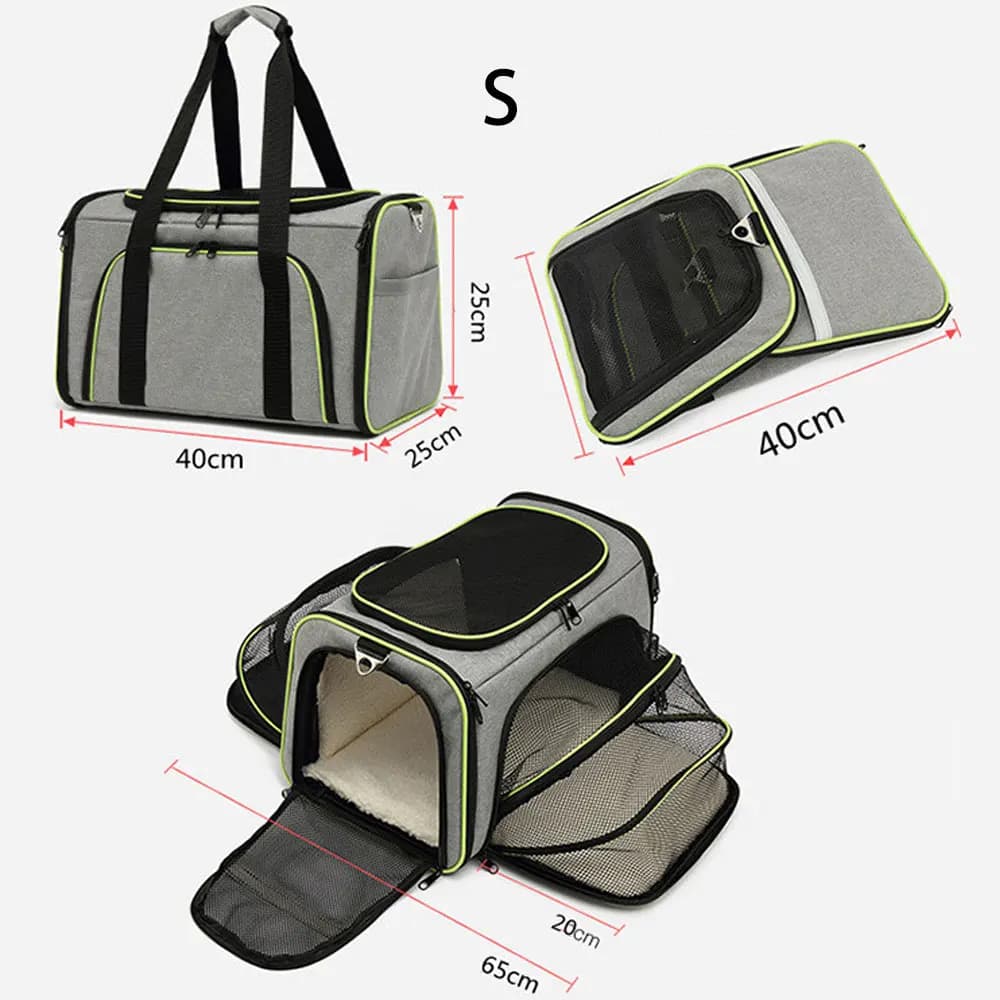 Pet Carrier Bag Portable Breathable Foldable