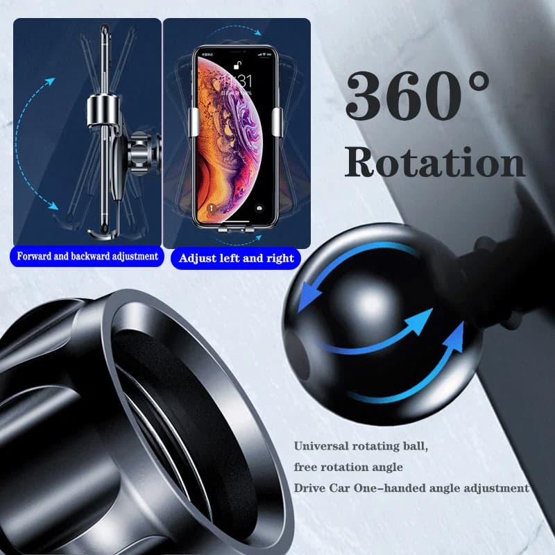 Car Mobile Phone Holder for Toyota RAV4 XA50 Accessories 2022 2019~2023 Telephone Bracket Rotatable Support for IPhone Samsung