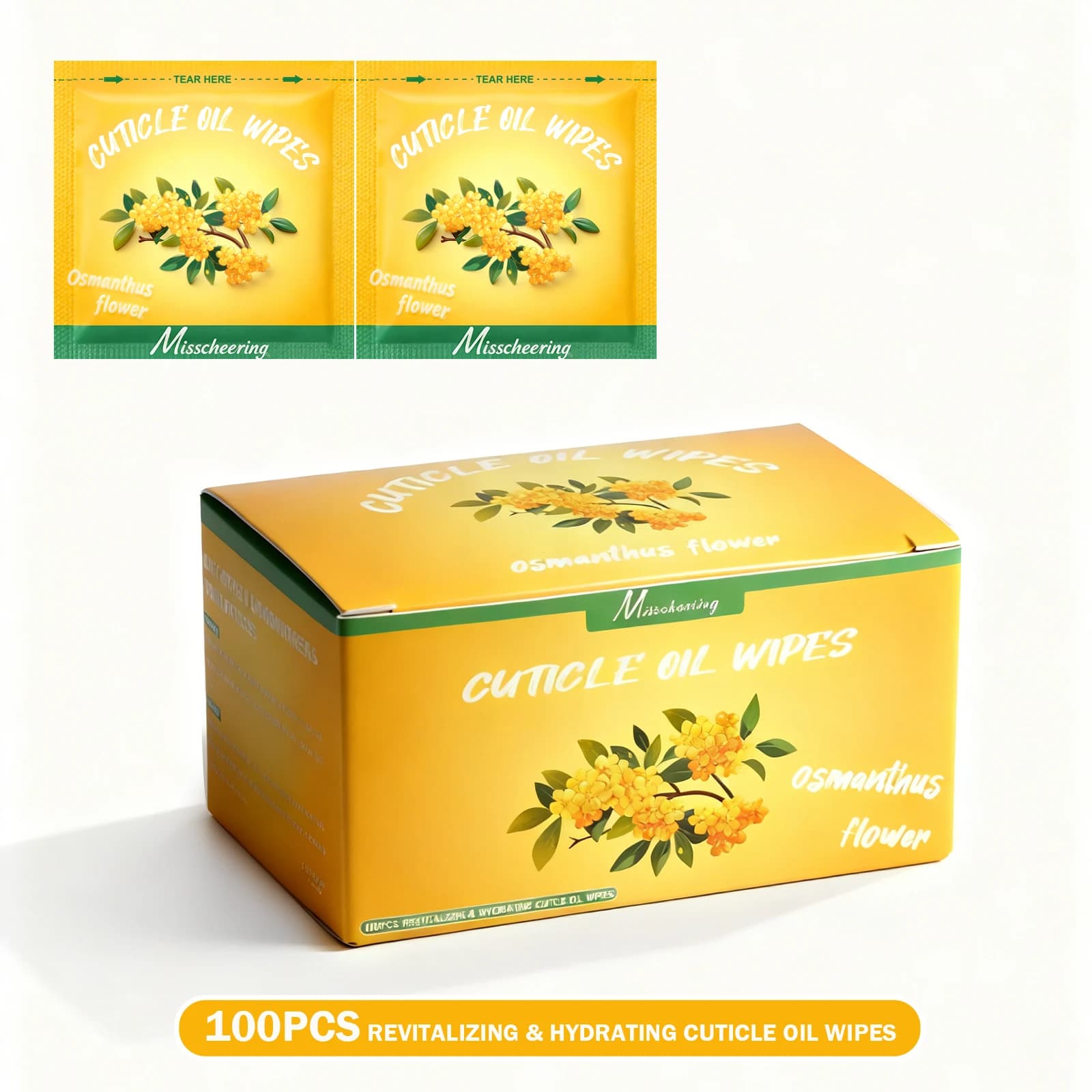 Cuticle Oil Wipes Variety Pack