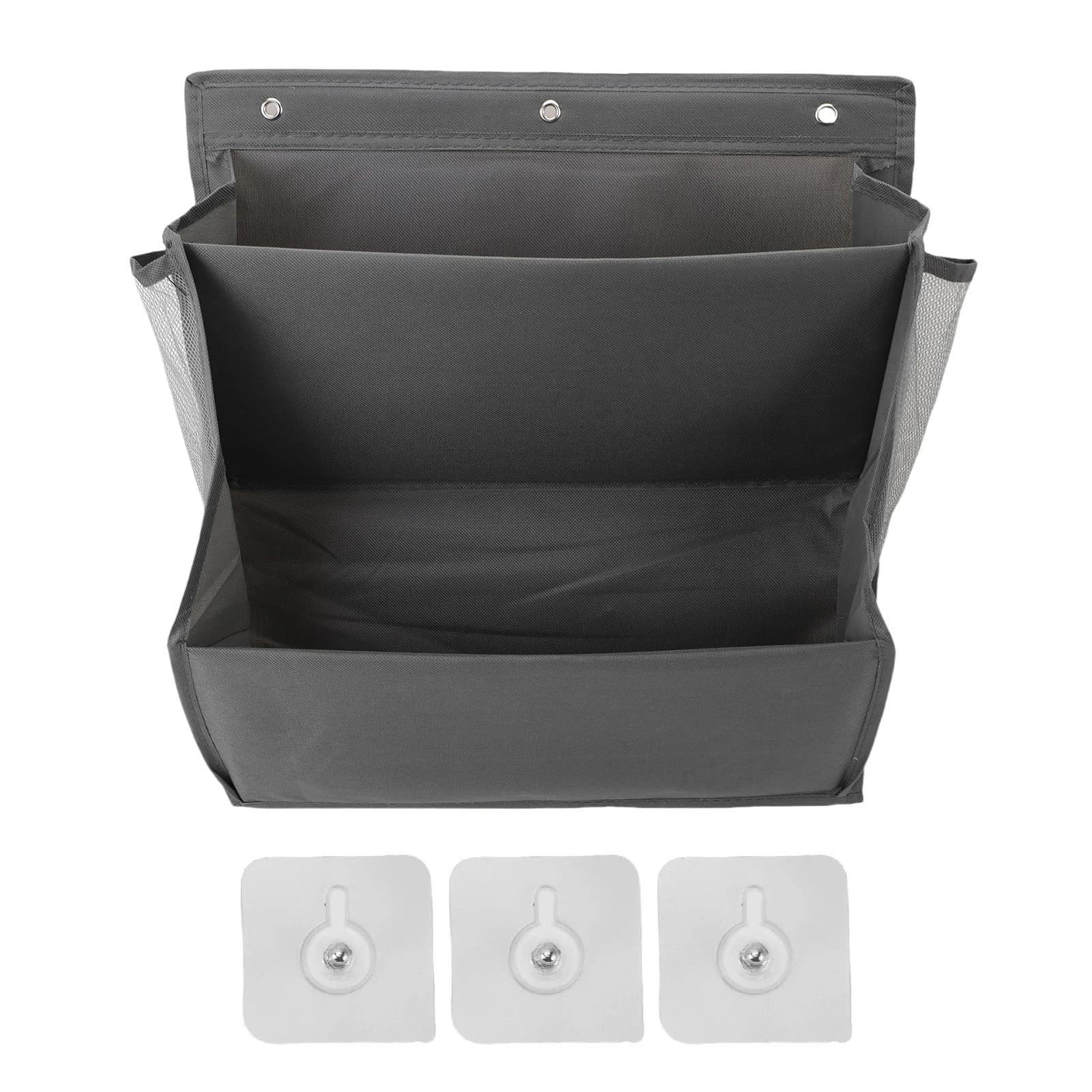 2-Tier Wall Hanging Shoe Organizer with Adhesive Hooks