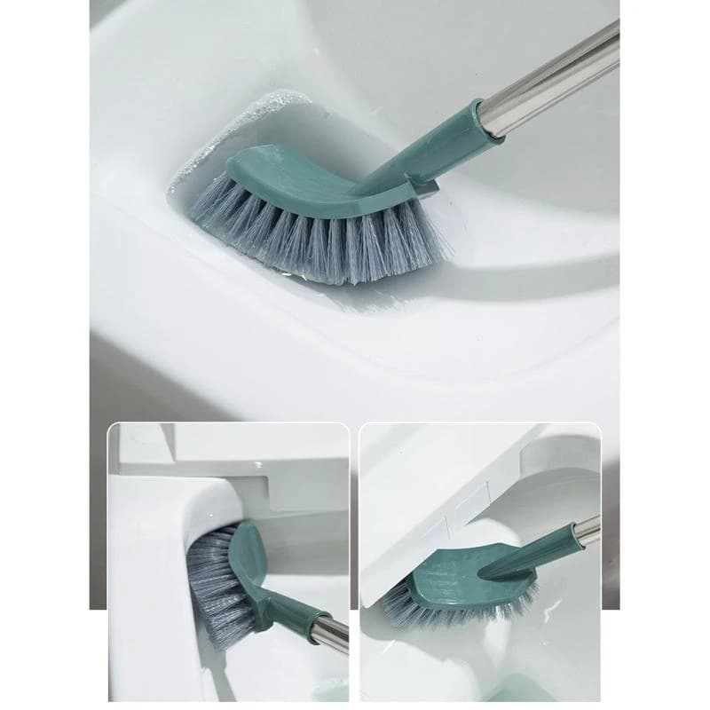 Toilet Bowl Brush with Long Handle and Hanging Hook