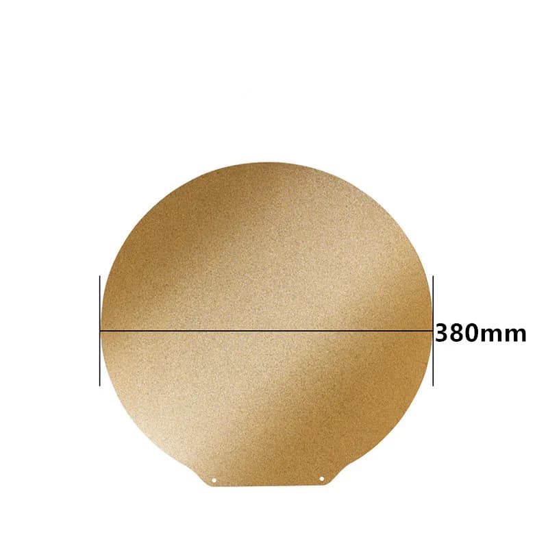 Delta Predator PEI Build Plate Dia 380mm Double Side Textured PEI Spring Steel Sheet Heated Bed Dia270/309mm Flsun T1 Pro V400