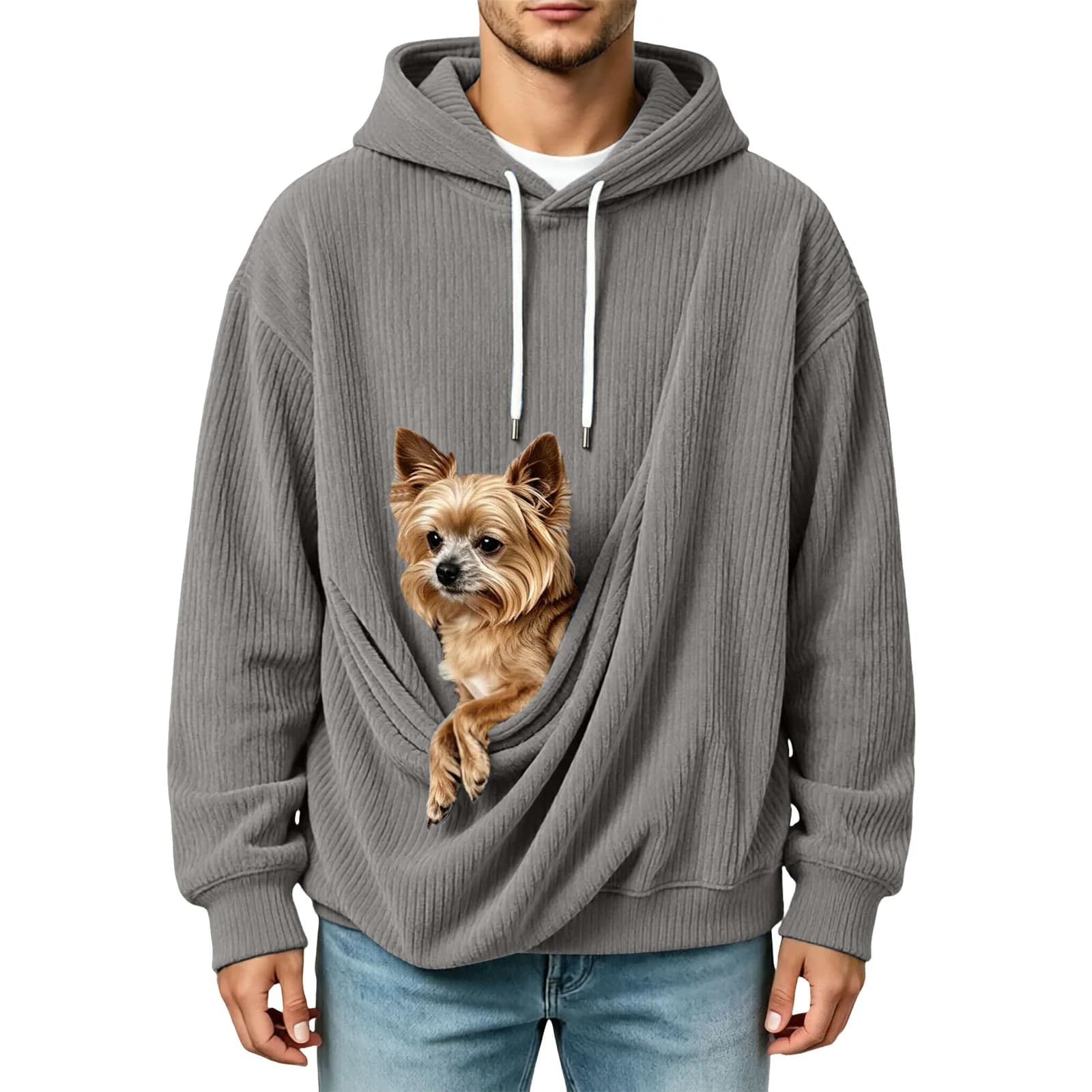 Pet Carrier Hoodie Sweatshirt