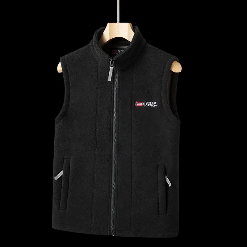 Men's Fleece Vest Sleeveless