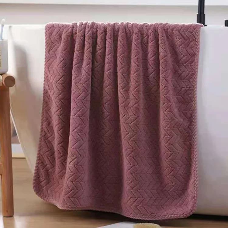 Extra Large Plush Microfiber Bath Sheet