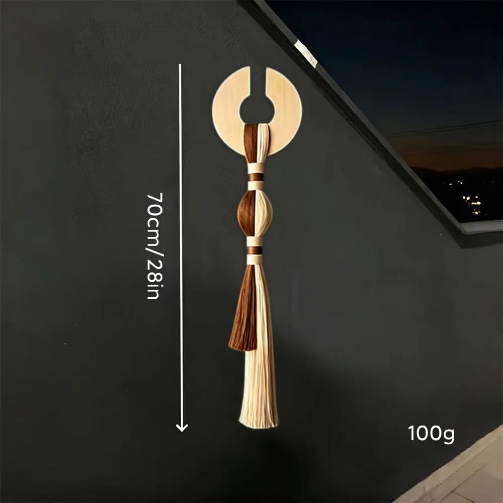 Scandinavian Style Wall Mounted Fiber Artwork