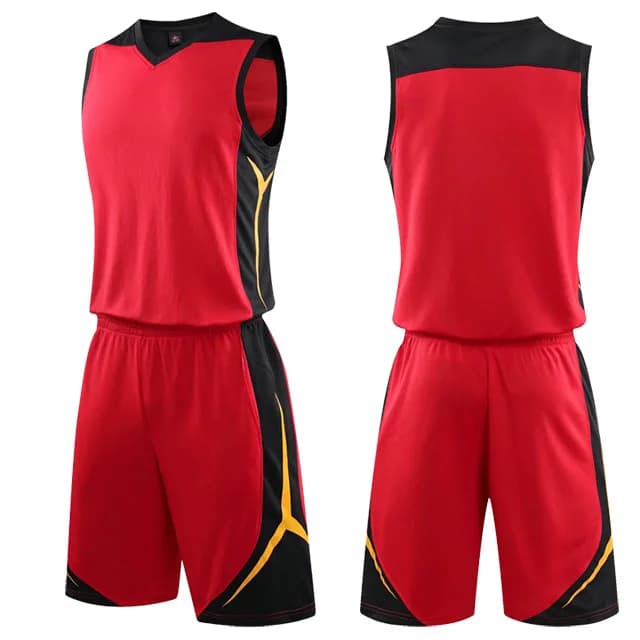 Men's Basketball Jersey Set Blank Customizable