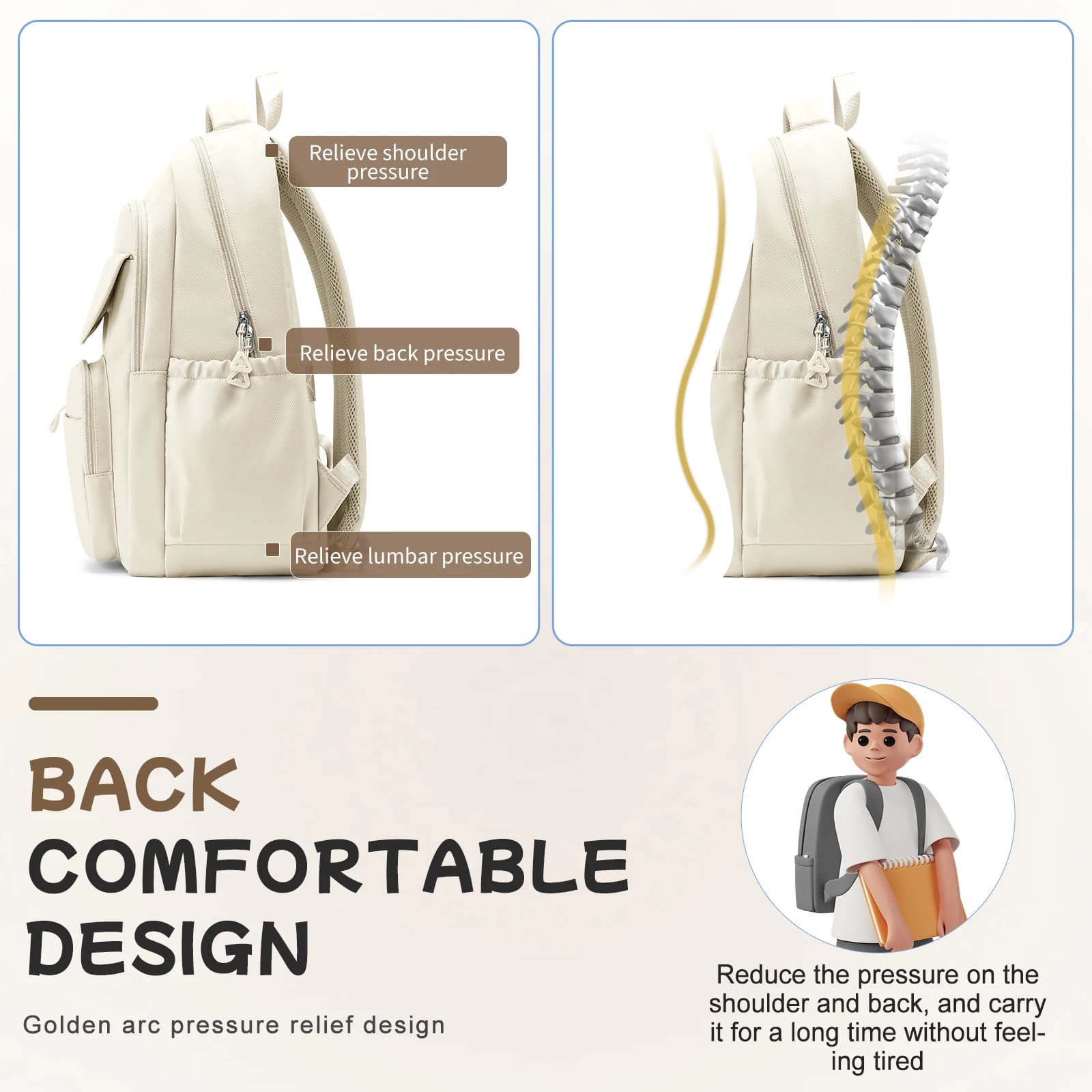 School Backpack with Laptop Compartment