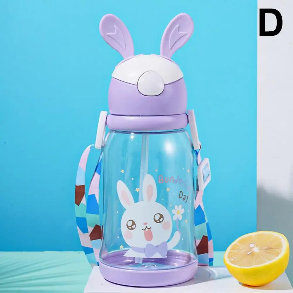 Kids Cartoon Sippy Cup with Straw