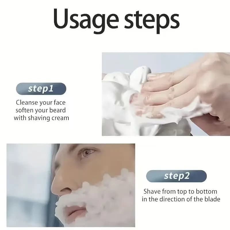 6 Blade Manual Razor for Men