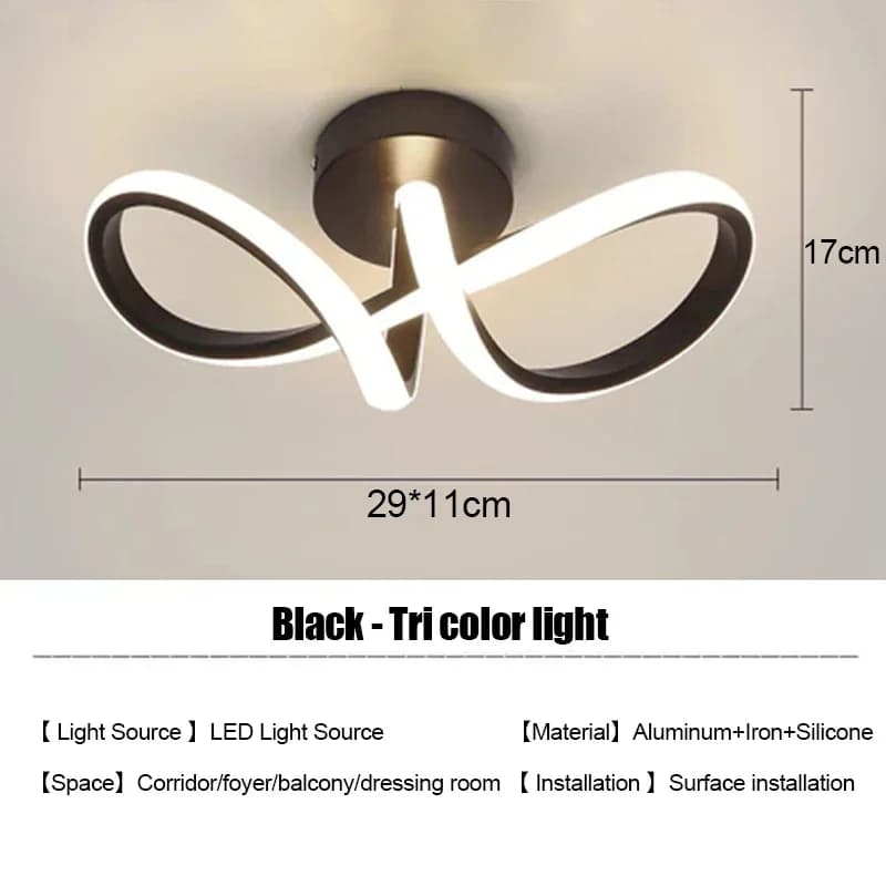 3-color light / G-black-18W / AC 90-260V