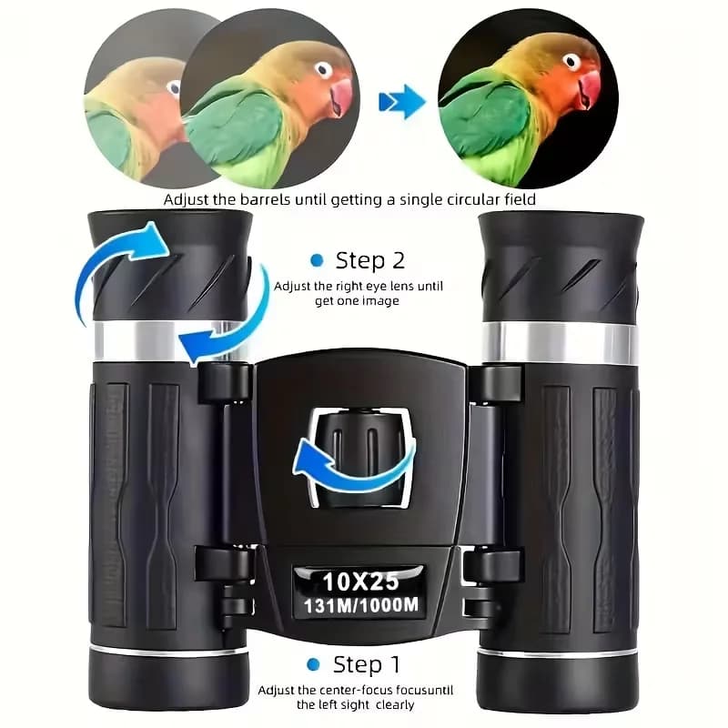 Outdoor 10x25 Binoculars for Camping and Hiking
