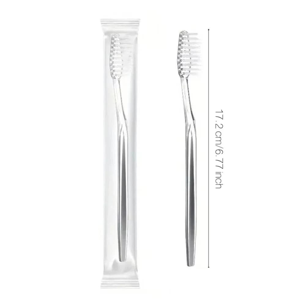 Disposable Travel Toothbrushes Soft Bristles 100 Pack