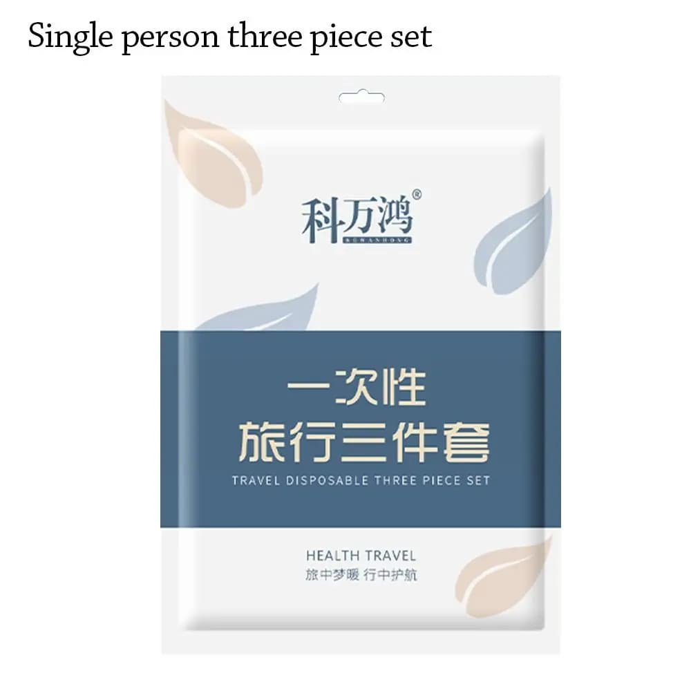 3 / 4-Piece Disposable Bed Sheet Dirty Proof Bedding Set Sleeping Bag Quilt Cover Thickened Non-Woven Duvet Cover Pillowcase