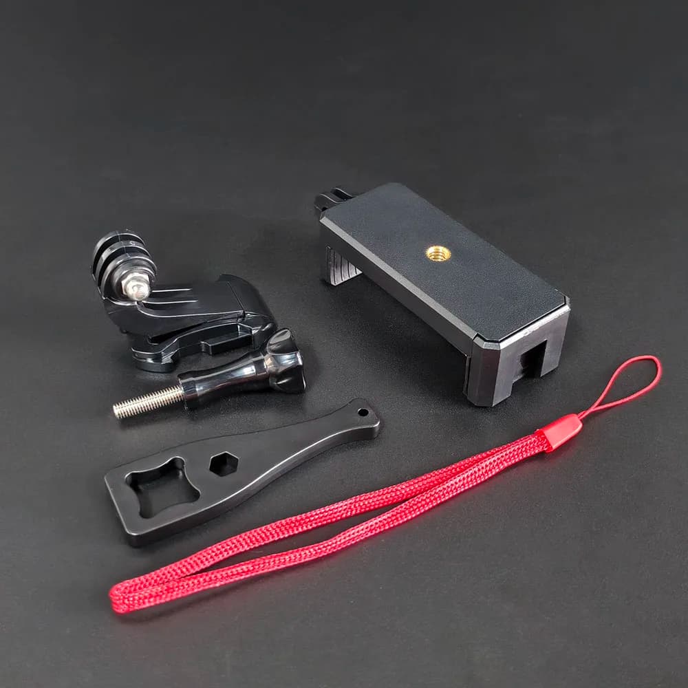 Accessories Kit Phone Holder Clip J-HOOK Base Screw Mount for Mobile Phone Smartphone for Gopro Hero 13 12 11 10 9 8 for DJI