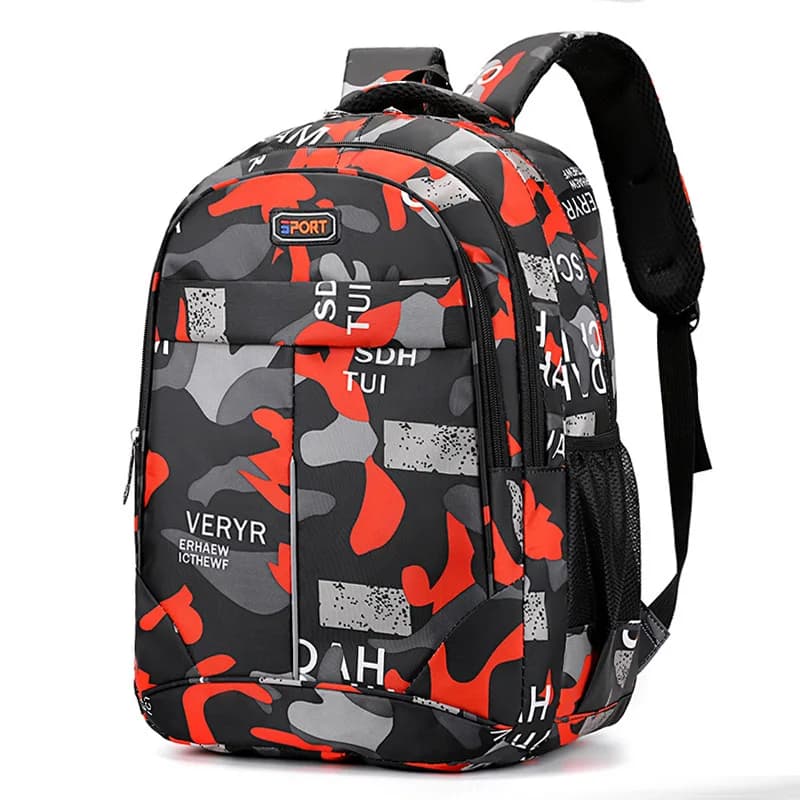 Trendy Double Shoulder Backpack for School
