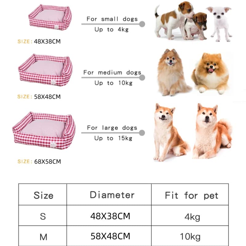 Enclosed Pet Bed and Sofa