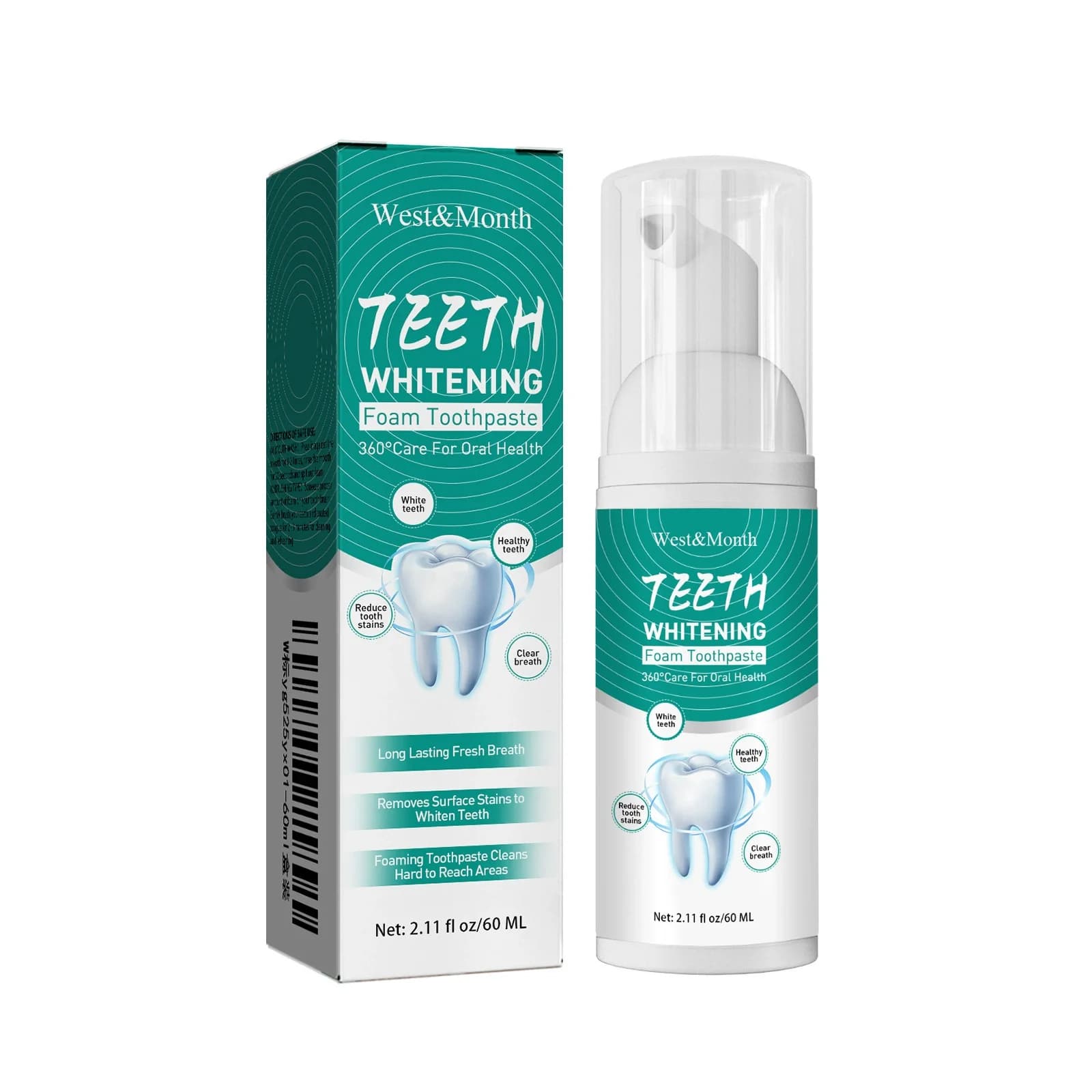 Whitening Foam Toothpaste Mousse