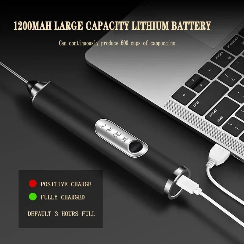 Cordless Home Kitchen Gadgets Electric Kitchens Accessories Milk Mixer Frother Mini Coffee Egg Beater Beating Tools Dining Bar