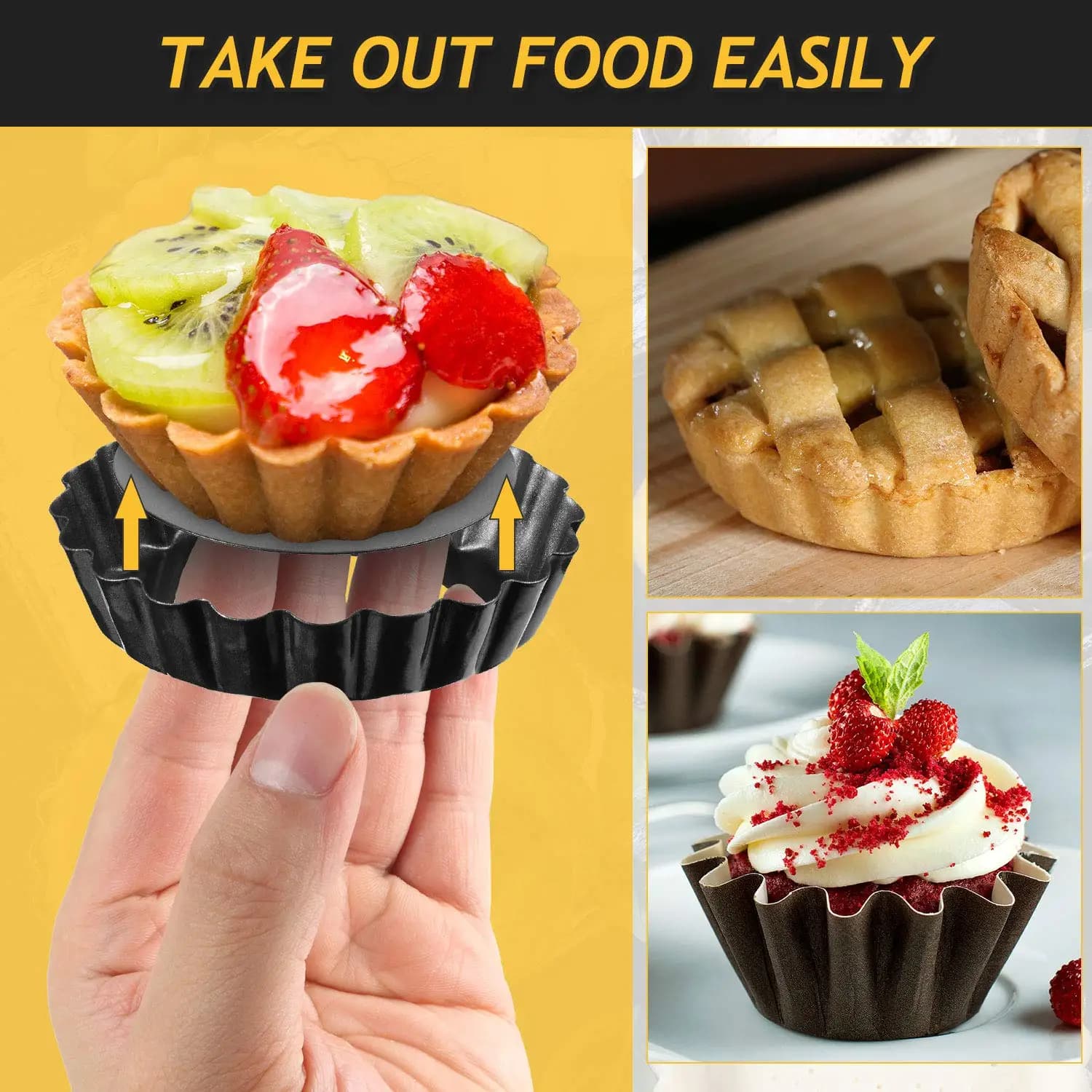 Mini Tart Pan with Removable Bottom