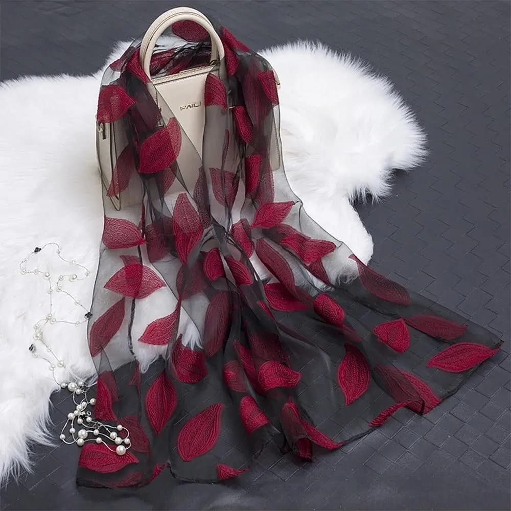 Lightweight Silk Scarf Wrap