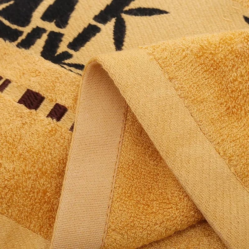 Bamboo Fiber Bath Towel Set Thick Absorbent
