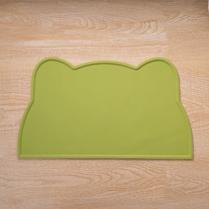 Silicone Pet Feeding Mat with Raised Edge