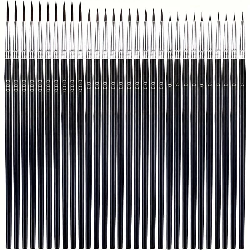 Fine Detail Miniature Paint Brush Set