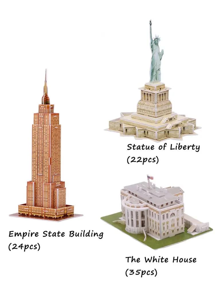 3D Jigsaw Puzzle Building Toy