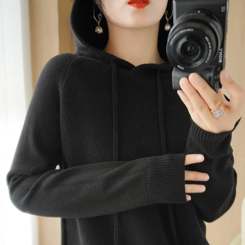 Women's Hooded Pullover Sweatshirt