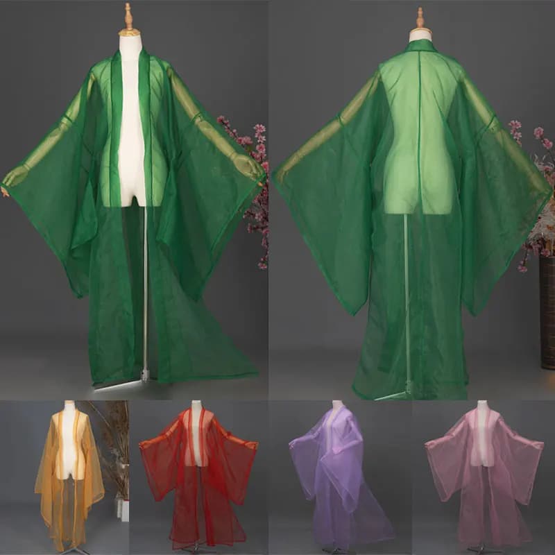 Women's Chiffon Hanfu Cloak Overcoat