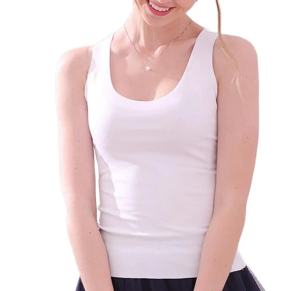 Women's Seamless Stretchy Tank Top Sleeveless Vest