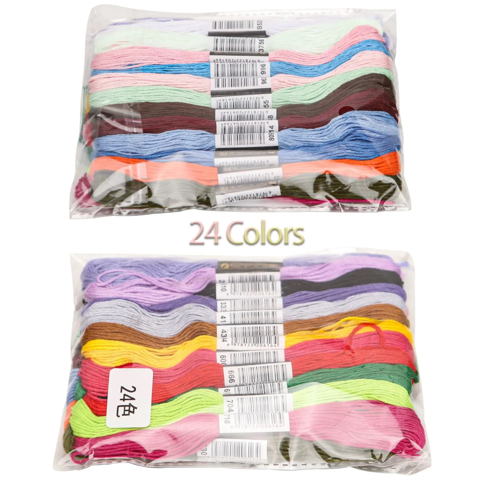Polyester Cotton Embroidery Floss Thread Assortment