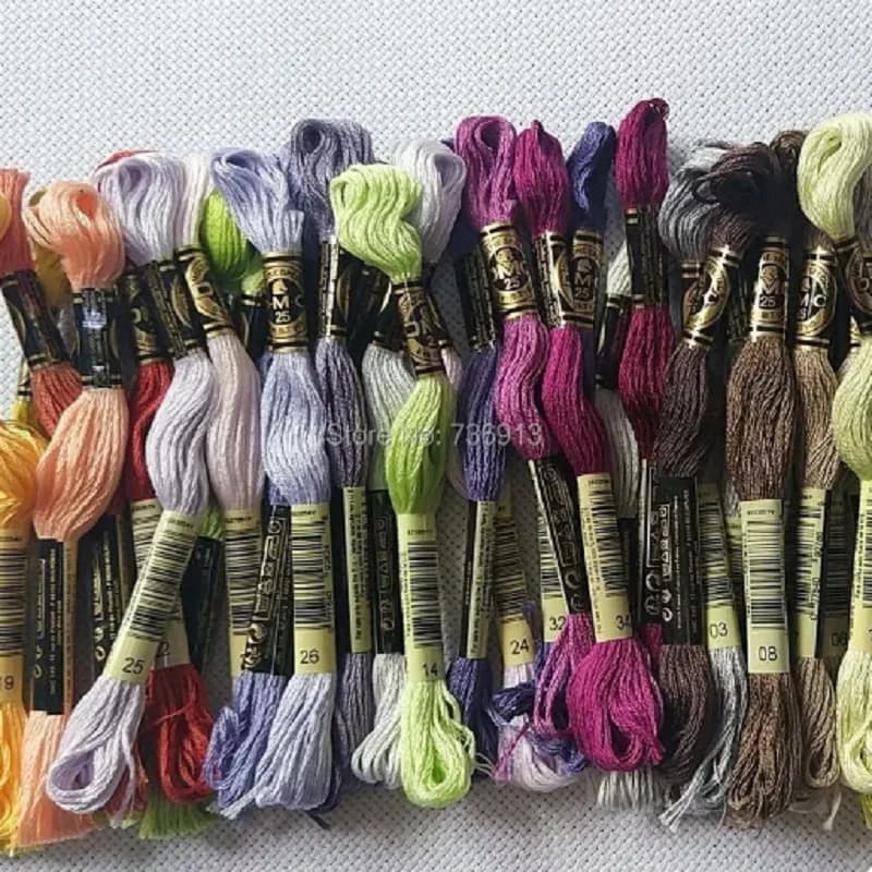 Embroidery Floss Thread Set 20 Pieces