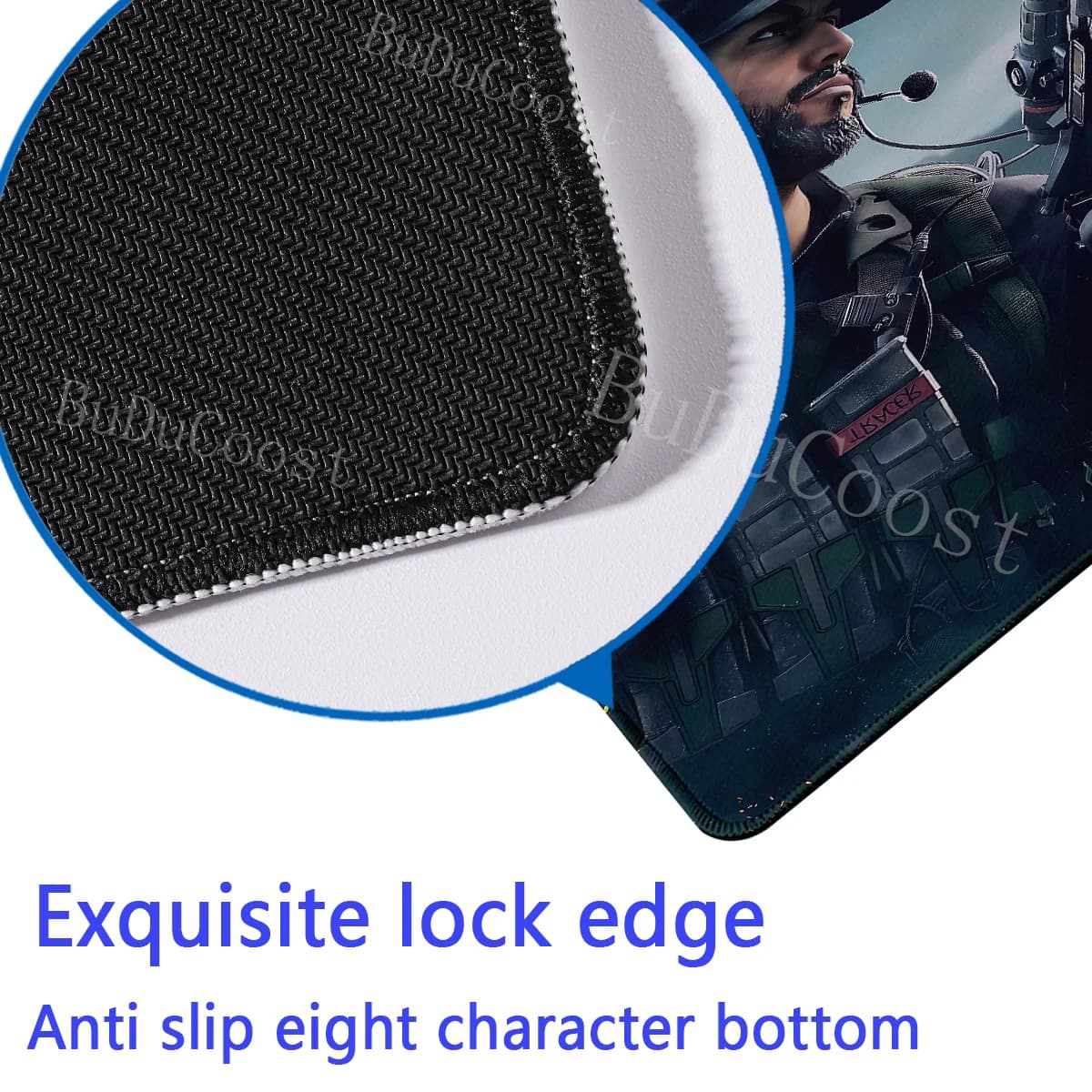 PC Game Delta Force Large mouse pad For Gaming mousepad with Stitched Edges and Non-Slip Rubber Base Extended game accessories