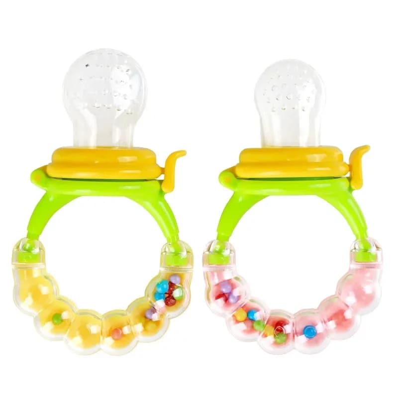 Feeding Safe Baby Supplies Nipple Teat Teethers New Kids Teethers Nipple Fresh Food Nibbler Feeder Ring Baby Dummies Teethers