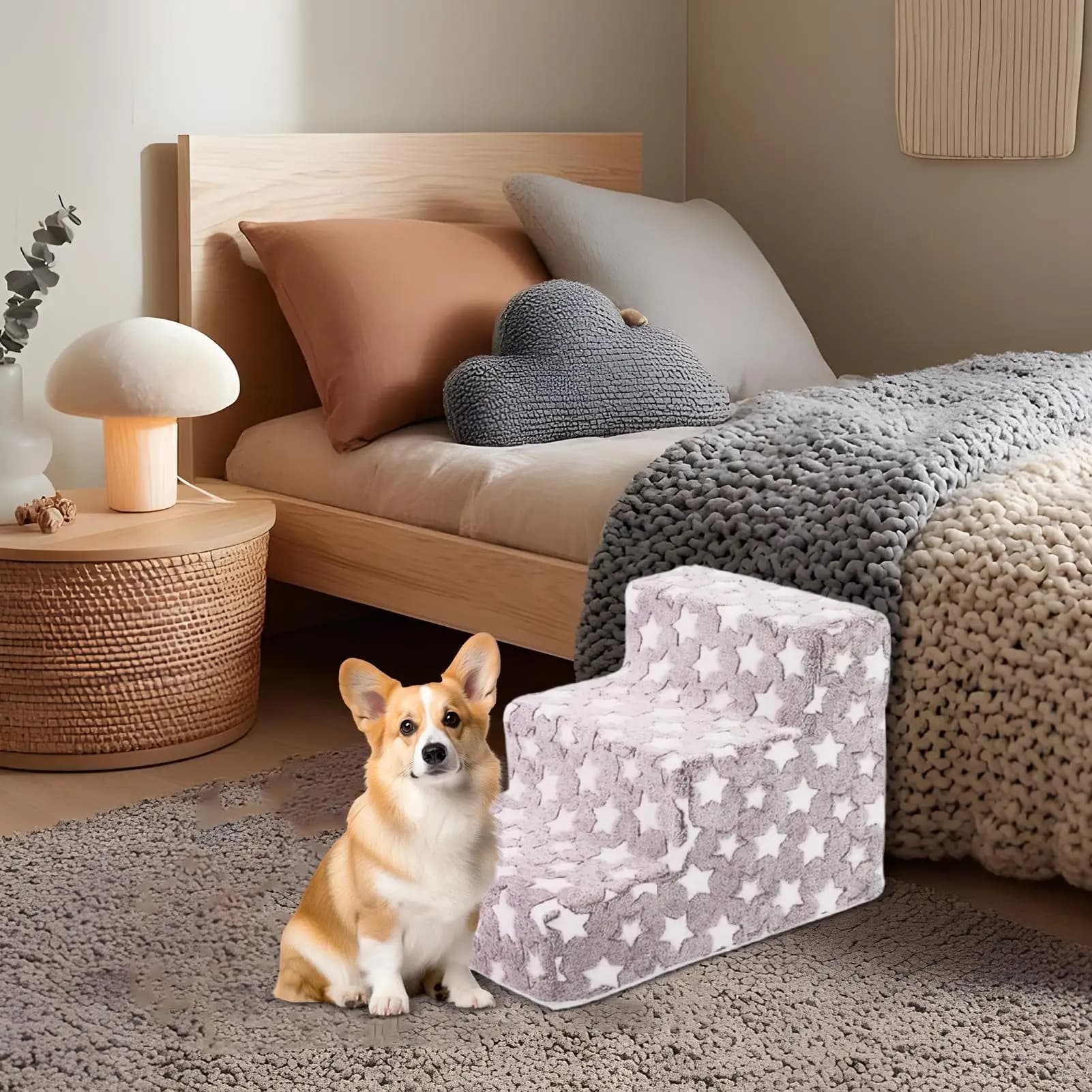Dog Stairs for High Beds, Non-Slip