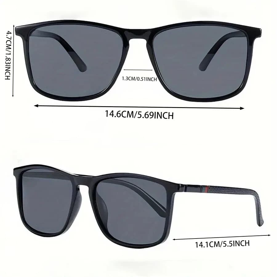 2/3pcs Luxury Square Vintage Cycling Sunglasses Men Women Fashion Travel Driving Fishing Sun Glasses Male Eyewear UV400