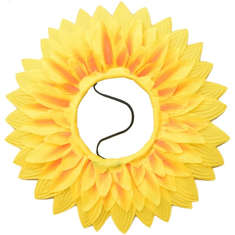 Sunflower Clown Mask Headgear Party Prop