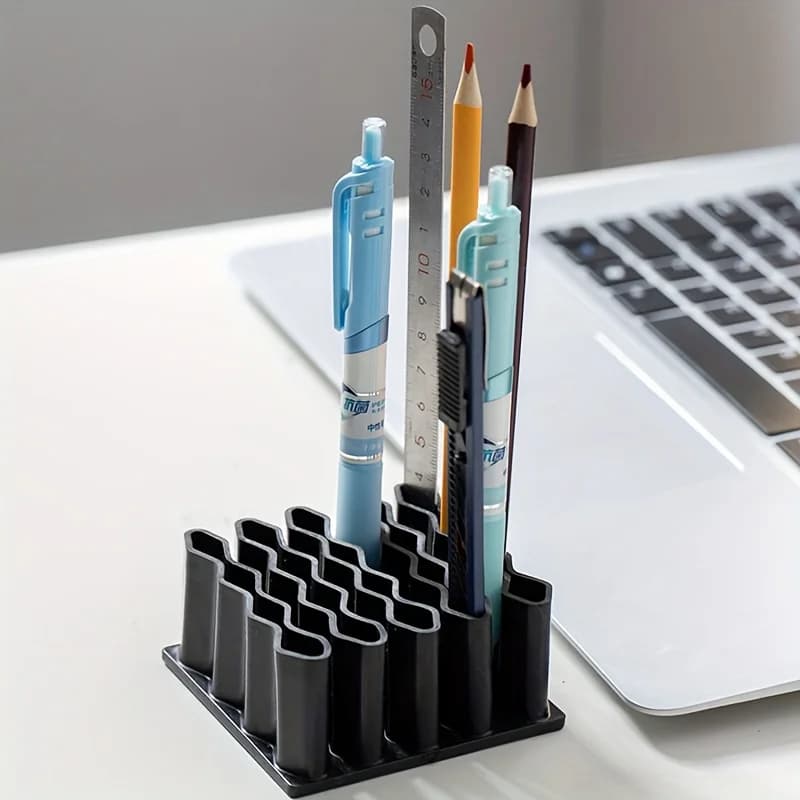 Multi-Compartment Desktop Organizer Rack