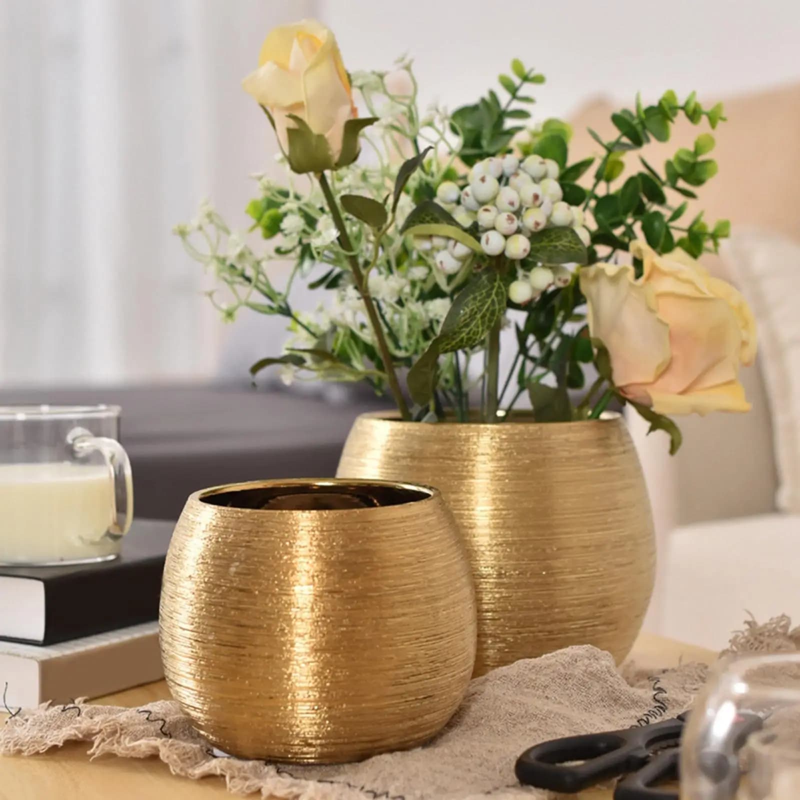 Modern Ceramic Plant Pot Bowl