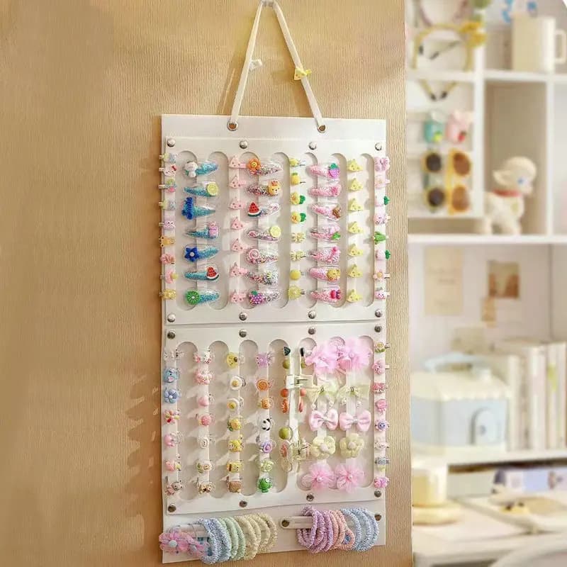Hair Accessories Hanging Storage Organizer Wall Decoration Hair Bows Storage Hair Clips Hair Rope Glasses Organizing Storage
