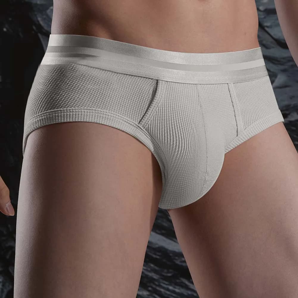 Men's Waffle Briefs Lightweight Breathable