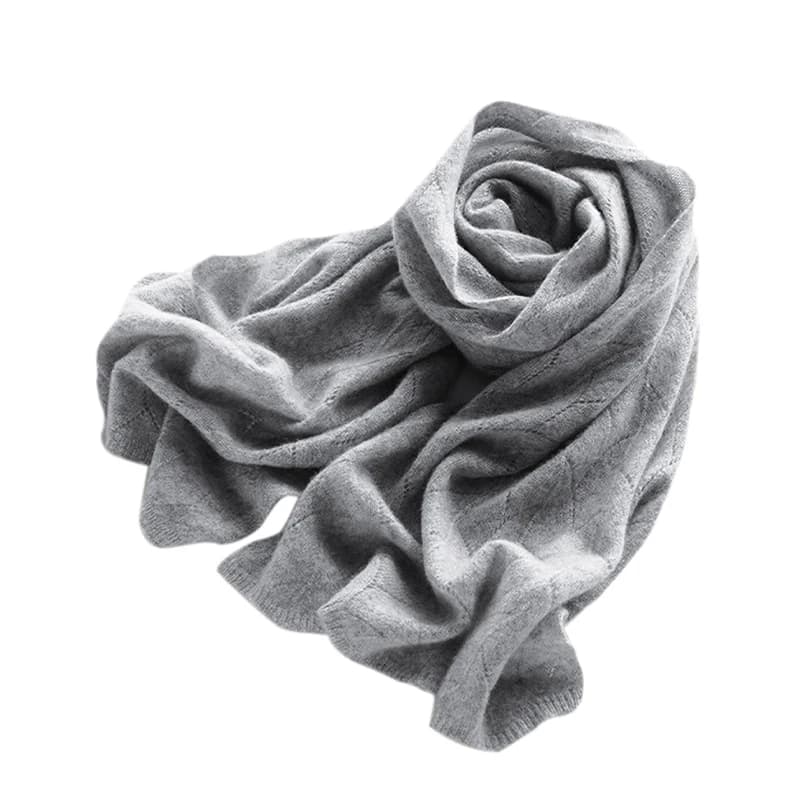 Women's Wool Knit Hollow Out Winter Shawl