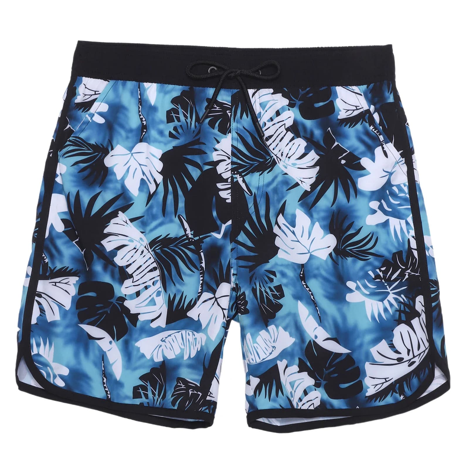 Men's Printed Swim Trunks with Pockets