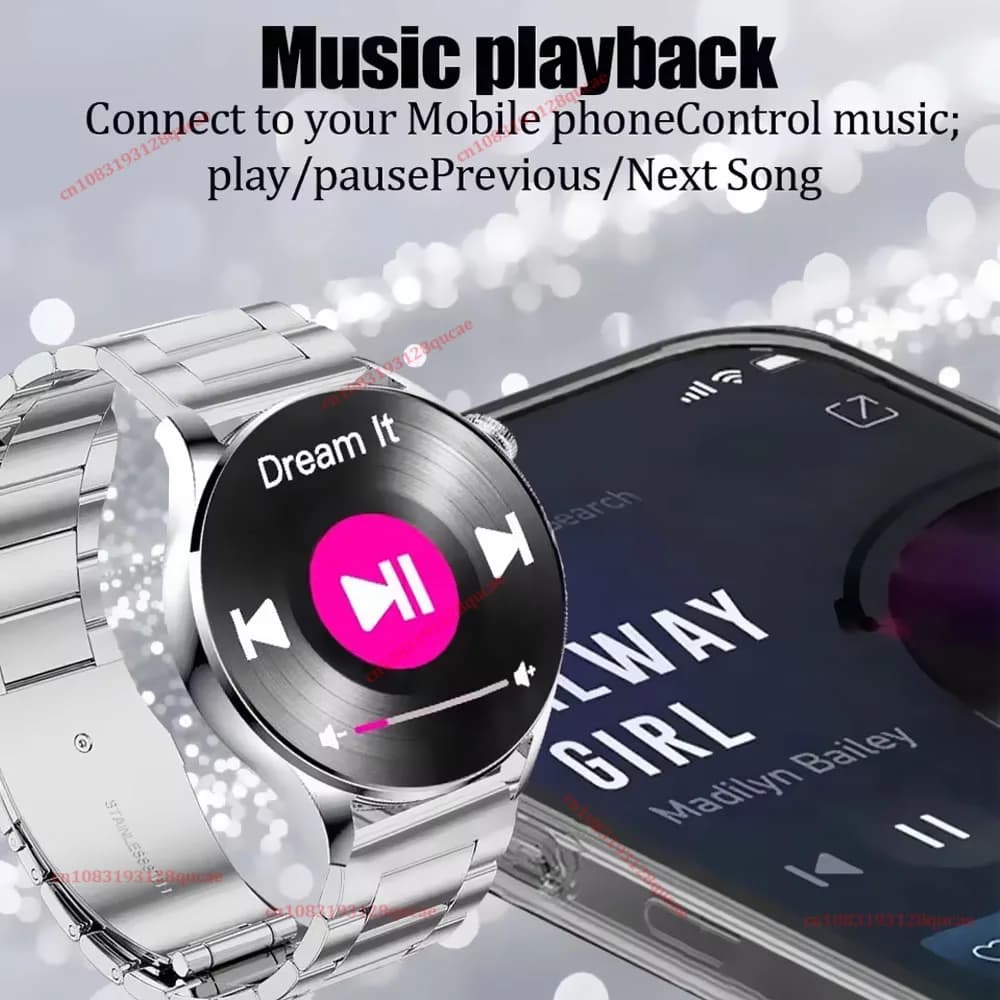 2026 New Smart Watch Men AMOLED HD Screen GPS Motion Trajectory Heart Rate Bluetooth Calls SmartWatch IP68 Waterproof Watch Ht30