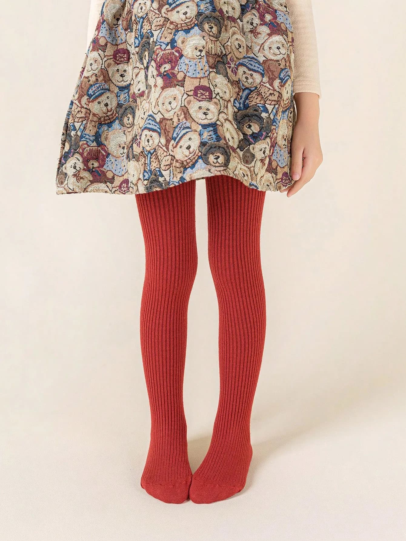 Girls Cotton Bowknot Tights